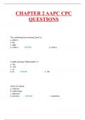 CHAPTER 2 AAPC CPC QUESTIONS