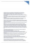 WGU D046 Intro to Care Coordination Final Exam 2023 With Correct Answers as per the Marking scheme A&plus;