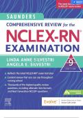 SAUNDERS COMPREHENSIVE REVIEW FOR THE NCLEX-RN EXAMINATION 9TH EDITION BY SILVESTRI ALL CHAPTERS 1-70
