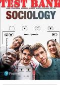 TEST BANK for Sociology, 9th Canadian Edition. by Macionis John and Gerber Linda. ISBN-13 ‏ : ‎ 978-0134308043 (Chapters 1-24)