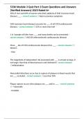 5336 Module 3 Quiz Part 2 Exam Questions and Answers &lpar;Verified Answers&rpar; 2023 Rated A&plus;