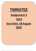 TMN3702 ASSIGNMENT 3 2023