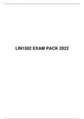LIN1502 EXAM PACK 2022, University of South Africa (Unisa)