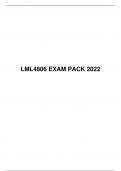 LML4806 EXAM PACK 2022, University of South Africa (Unisa)