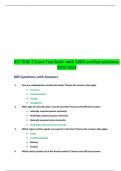 ATI TEAS 7 Exam Test Bank -with 100&percnt; verified solutions-2023-2024