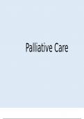 Palliative Care and Oncology (Medical School Finals Summary Notes)