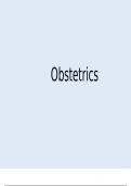 Obstetrics and Neonatology (Medical School Finals Summary Notes)