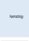Haematology (Medical School Finals Summary Notes)