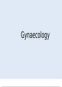 Gynaecology (Medical School Finals Summary Notes)