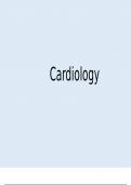 Cardiology (Medical School Finals Summary Notes)