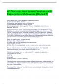 All Domains Jean Inman Questions with Explanations of Answers (Graded A)