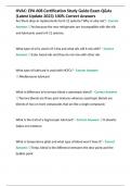 HVAC&colon; EPA 608 Certification Study Guide Exam Q&As &lpar;Latest Update 2023&rpar; 100&percnt; Correct Answers