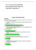 Nur 110 Final Exam QUESTIONS AND ANSWERS STUDY GUIDE ALL CHAPTER1-CHPAPTER 23