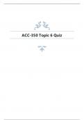 ACC-350 Topic 6 Quiz.