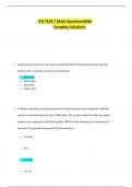 ATI TEAS 7 Math QuestionsWith Complete Solutions