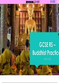 GCSE RS - Buddhist Practices