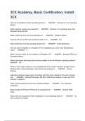 3CX Academy&comma; Basic Certification&comma; Install 3CX Q & A &lpar;A&plus; GRADED 100&percnt;&rpar; 2023