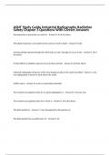 ASNT Study Guide Industrial Radiography Radiation Safety Chapter 3 Questions With Correct Answers 
