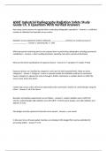 ASNT Industrial Radiography Radiation Safety Study Guide Ch&period; 6 Questions With Verified Answers 