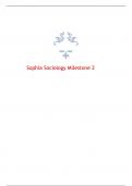 Sophia Sociology Milestone 2  