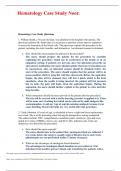 Hematology Case Study Noor&period;