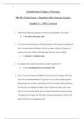 NR 601 Final Exam – Question with Answers (Latest, Graded A+, 100% Correct)