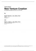 Solution Manual for New Venture Creation Entrepreneurship for the 21st Century 10th Edition by Stephen Spinelli JR., Robert J. Adams
