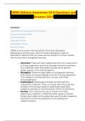 CBRN Defense Awareness V2&period;0 Questions and  Answers 2023