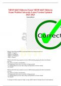NRNP 6665 Midterm Exam/ NRNP 6665 Midterm  Exam Walden University Latest Version Updated  2023-2023 Exam midterm