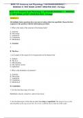 BIOD 151 Anatomy and Physiology 1 All EXAMS &lpar;MODULE 1 - MODULE 7&rpar; TEST BANK LATEST UPDATED 2023 -Portage  MODULE 1  