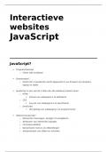 Interactieve websites - JavaScript