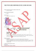 MSN 570 PATHO MIDTERM STUDY GUIDE 2023-2024