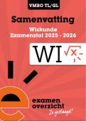 Samenvatting Wiskunde Examen VMBO TL&sol;GL 2026