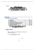 Exponentials and logarithms 