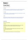  MATH 110 ALL EXAMS STATISTICS &lpar;QUESTIONS AND ANSWERS&rpar; - PORTAGE LEARNING