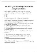 Uoft BCH210 TESTS COMPILATION BUNDLE
