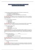 HESI A2 Biology v2 WITH WELL ORGANISED  QUESTIONS AND ANSWERS