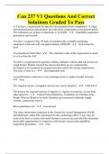 Con 237 V1 Questions And Correct Solutions Graded To Pass