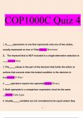 COP1000C Quiz#4 questions and answers(2023)