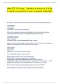 WebCE Quizzes&colon; General Insurance & Life Insurance questions and answers rated A&plus;&period;