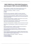 WGU D080 Exam 2023-2024 Questions and Answers 100&percnt; Correct &lpar;SCORED A&rpar;