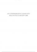 ATI COMPREHENSIVE COMMUNITY HEALTH FOCUS REVIEW 2023
