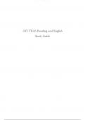 ATI TEAS Reading and English Study Guide
