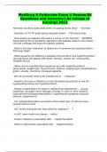MedSurg II Endocrine Exam 4 Review&sol;80 Questions and Answers&sol;&lpar; Az college of nursing&rpar; 2023
