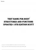 Test Bank for Body Structures and Functions Updated 13th Edition Scott.pdf