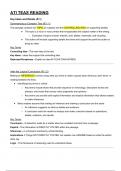 Class notes ATI TEAS READING NOTES-comprehensive -2022-2023 
