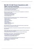 NU 501 Ch 6&7 Exam Questions with 100&percnt; Correct Answers 
