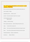Cis 110 Top Exam Questions and answers&period; Latest updates&comma; VERIFIED&period;