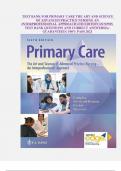  TEST BANK FOR PRIMARY CARE THE ART AND SCIENCE OF ADVANCED PRACTICE NURSING AN INTERPROFESSIONAL  APPROACH 6TH EDITION DUNPHY TEST BANK QUESTIONS AND CORRECT ANSWERS&vert;A&plus; GUARANTEED &vert; 100&percnt; PASS 2023 