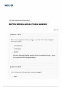 BUSINESS C724 Unit Test System Design and Decision Making